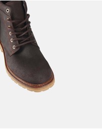 Wild Rhino - Klarry Dark Brown Suede
