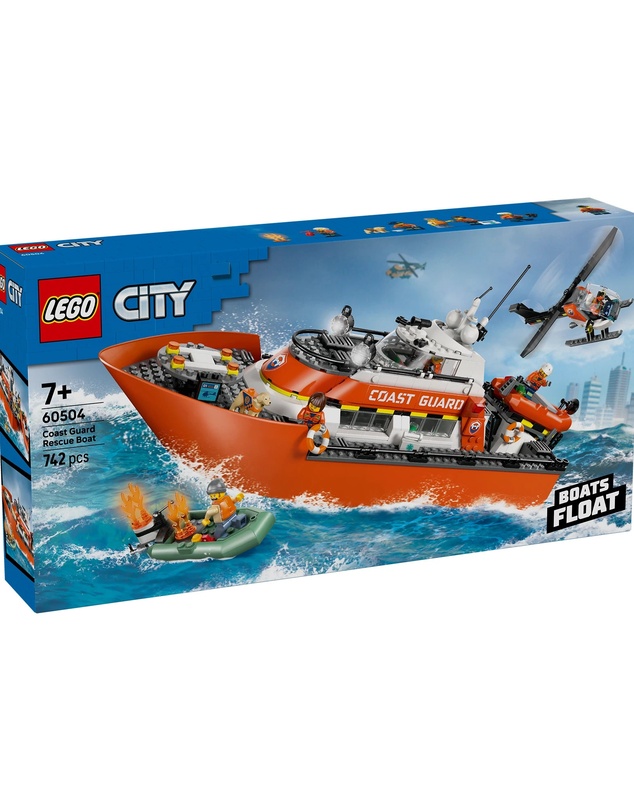 LEGO - 60504 Coast Guard Rescue Boat & Helicopter