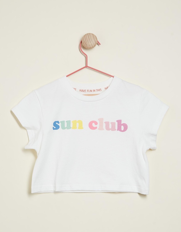 PLAY etc - Sun Club Crop Tee - Kids-Teens
