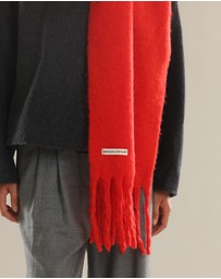 Morgan & Taylor - Ella Woven Scarf in Red