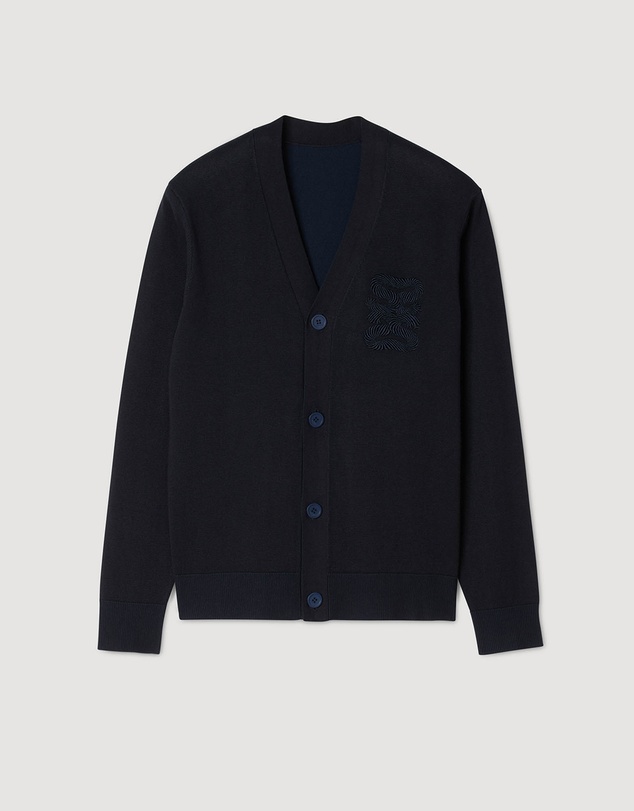 Sandro - Big 4S Rope Cardigan