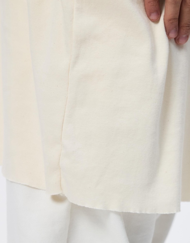 Surrounded By Ghosts - The Molybdenite Oversized Extra Long Rib Knit T-Shirt