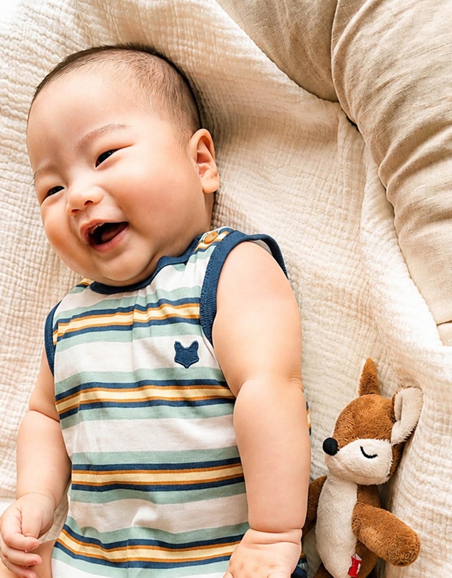 Fox & Finch - Casablanca Stripe Bodysuit - Kids