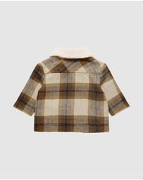Kynd Baby - Gingham Shacket in Multi Check