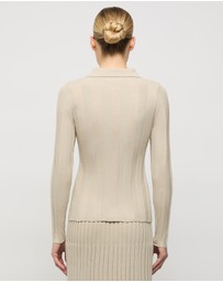FRIEND of AUDREY - Cleo Collared Knit Top