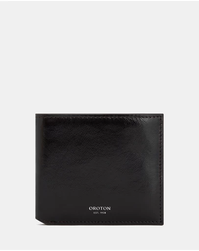 Oroton - Jordan Bifold Wallet Crackle