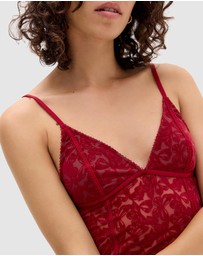 BDG By Urban Outfitters - Je T'Aime Flocked Cami
