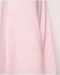 AERE - Saige Linen Midi Dress