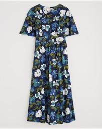 Seasalt - Seasalt Cornwall Navy Chateaux Dress (Half Sleeve)