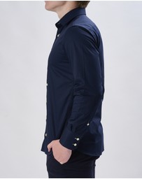 3 Wise Men - 3 Wise Men Sisa Navy Blue Shirt