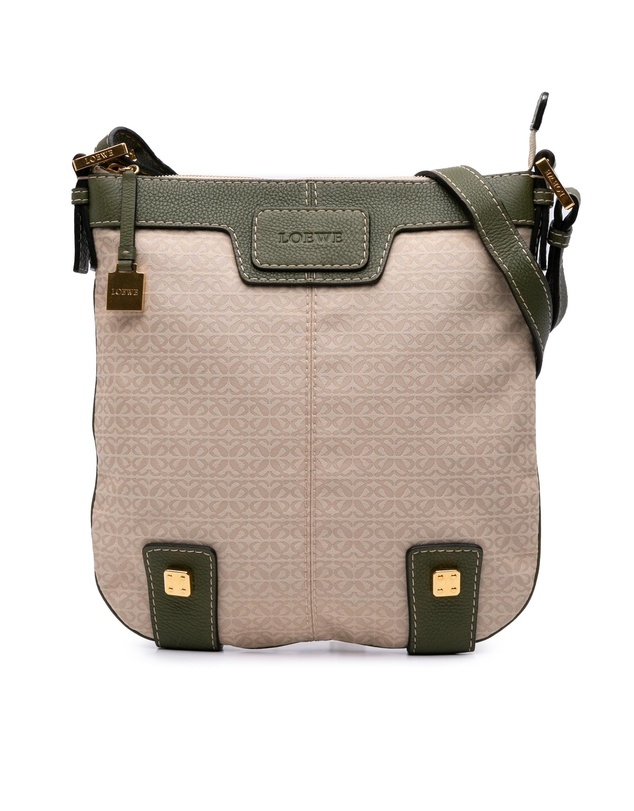 Pre-Loved by Azura Reborn - Pre-Loved Anagram Canvas New Road Crossbody