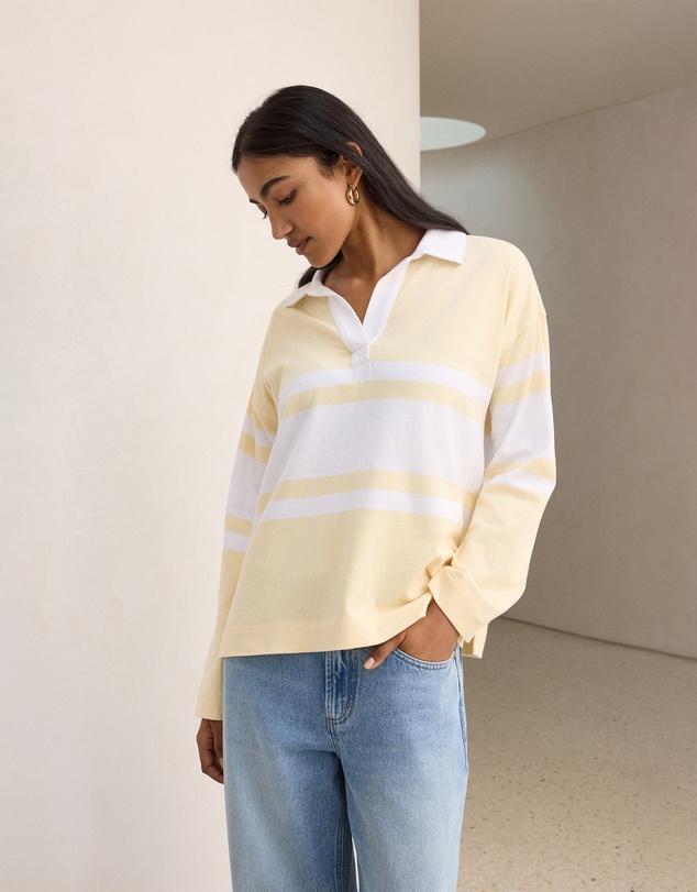 Ceres Life - Shelby Slouchy Rugby Top