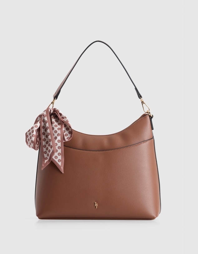 Laura Jones - Scarf Large Shoulder Bag