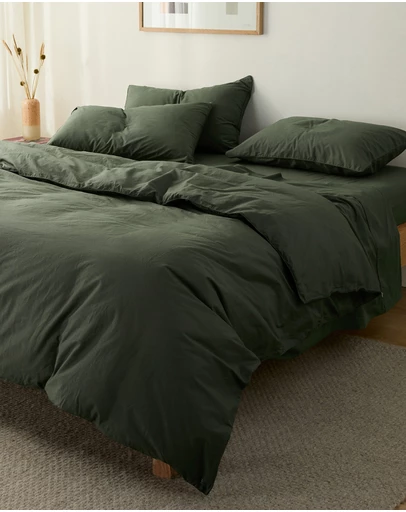 Sheet Society - Leo Washed Cotton Quilt Cover Set