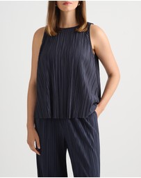 David Lawrence - Tauri Pleat Jersey Top