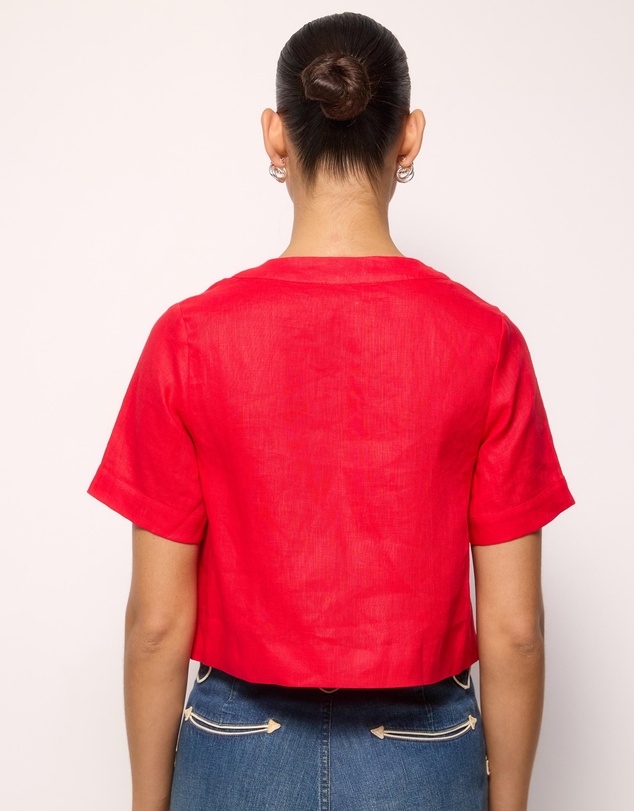 AERE - Selah Linen Top