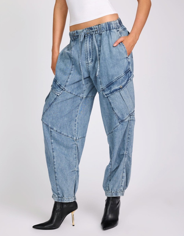 ONE TEASPOON - Utility Denim Flight Pants - Johnny Blue