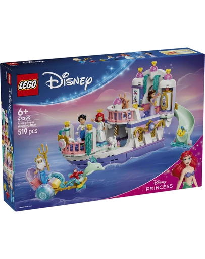 LEGO - 43299 Ariel's Royal Wedding Boat