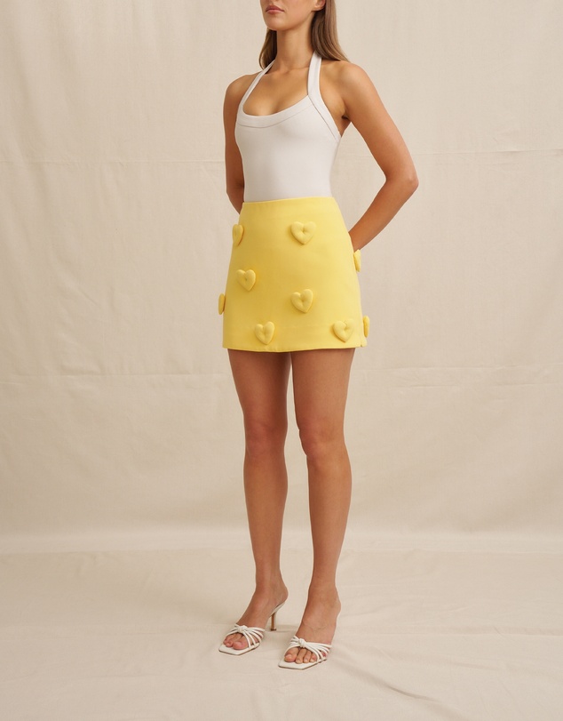 BY JOHNNY. - Amora Heart Mini Skirt