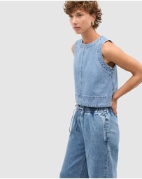 Seed Heritage - Denim Shell Top
