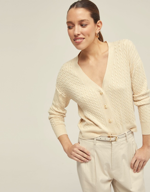 Oxford - Erin Cable Cardigan