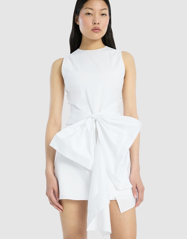 ROTATE - Sleeveless Dress With Bow