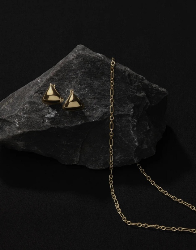 Najo - Morning Echo Yellow Gold Earring