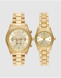 Michael Kors - Lexington Gold Tone Analogue Watch