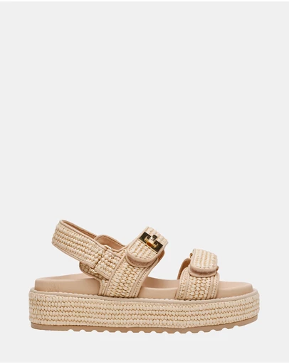 Steve Madden - Bigmona Natural Raffia Sandals