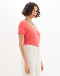 Amelius - Antonella Rolled Sleeve Tee