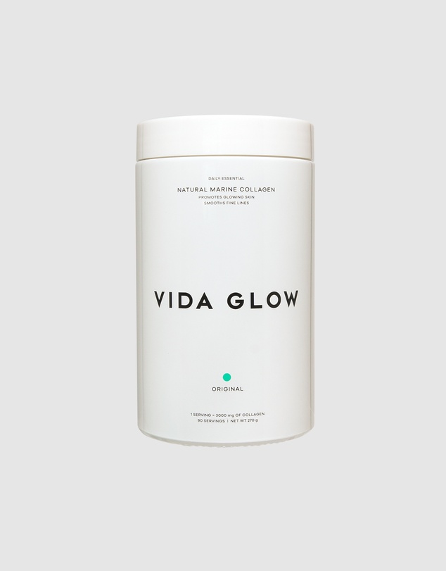 Vida Glow - Original Natural Marine Collagen Powder 270g - Glass Tub