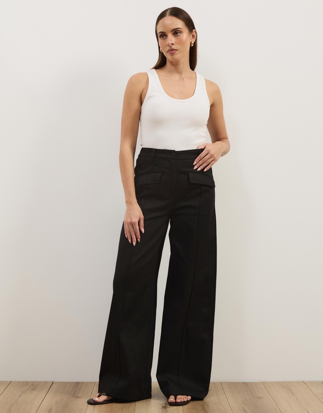 Atmos&Here - Laura Cotton Twill Pants