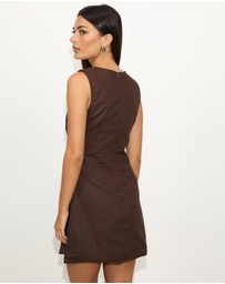 Dazie - Beach Baby Beaded Mini Dress