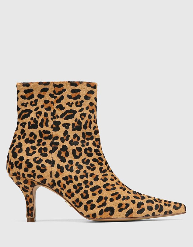 Wittner - Tadita Ankle Boot Sand Leopard Print Leather