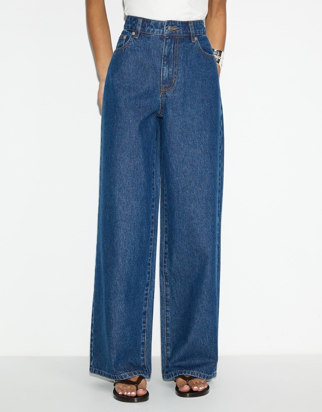 Dazie - Berlin Cinch Waistband Baggy Jeans
