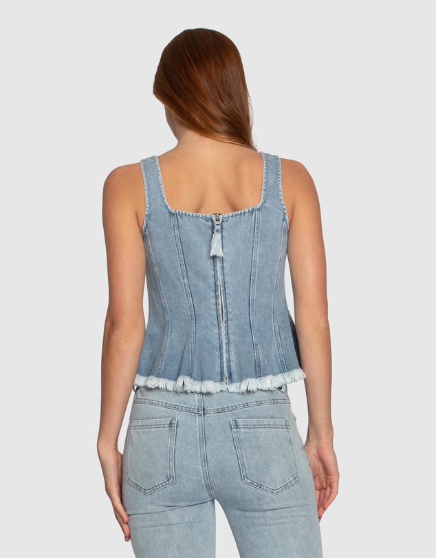 Belle & Bloom - Hold Me Brave Denim Top