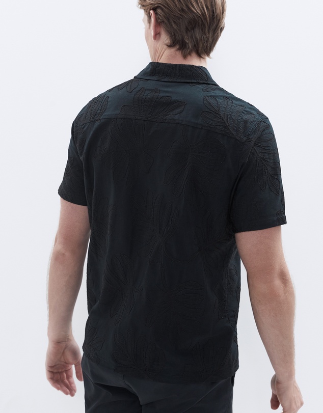 UNISON - Leaf Embroidered Regular Fit Shirt
