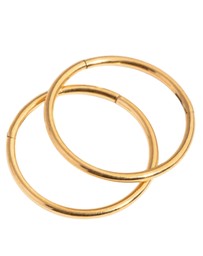 Lovisa - 24 Carat Gold Plated Surgical Steel Fine 10mm Sleeper Earrings