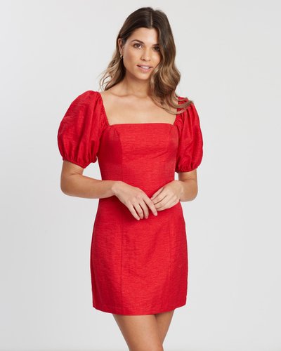 Pia Puff Sleeve Mini Dress