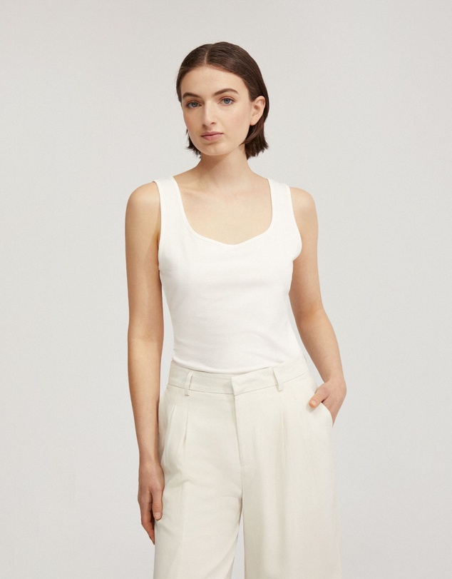 Oxford - Agatha Square Neck Tank