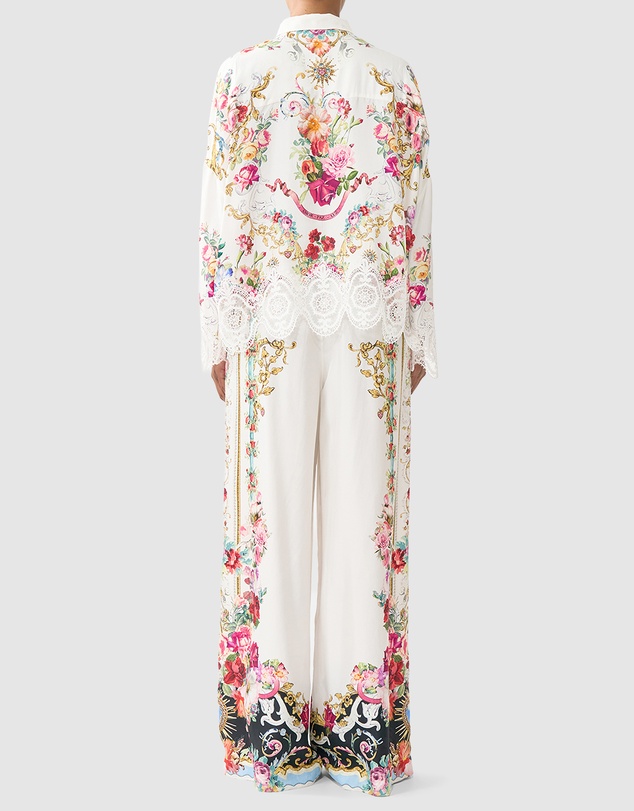 Camilla - Wide Leg Waisted Pants