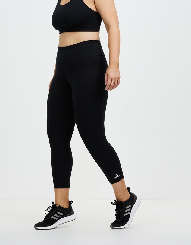 adidas Performance - Plus Size Believe This Solid 7/8 Tights