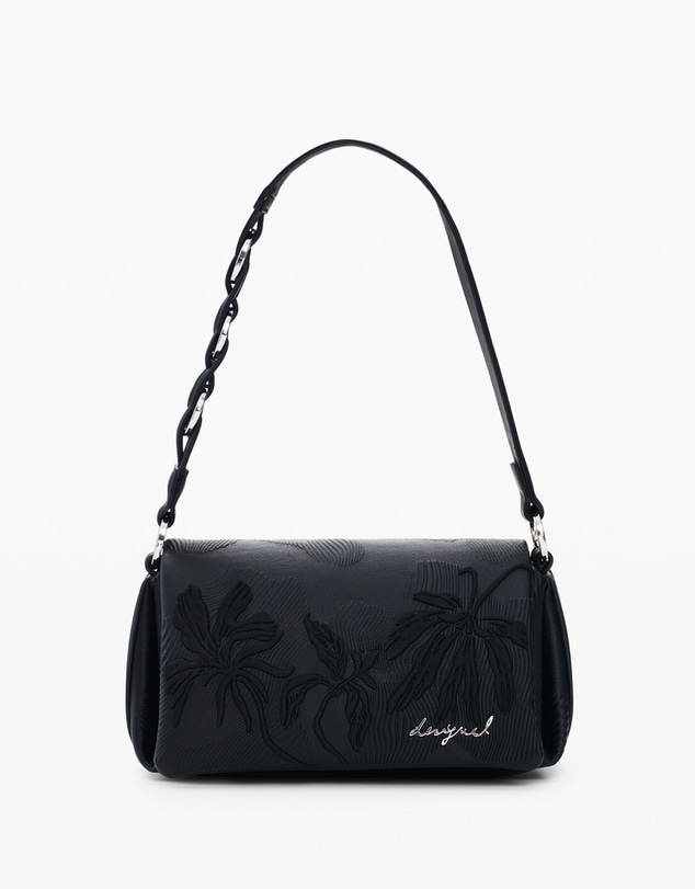 Desigual - Small bag with floral embossing