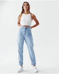 Calli - Turn Up Jeans