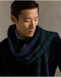 Polo Ralph Lauren - Plaid Fringe Wool Scarf