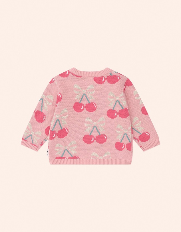 Huxbaby - Cherry Bow Pullover - Babies-Kids