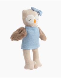 Living Textiles - Knitted Animal Toy - Ollie the Owl