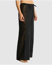 Sea Level Australia - Shore Linen Panelled Beach Pant