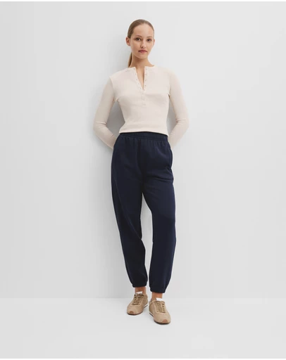 Country Road - Australian Good Earth Cotton Cuffed Track Pant
