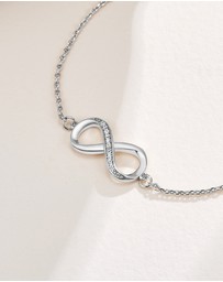 Mestige - Infinitely Yours Bracelet - Silver Plated